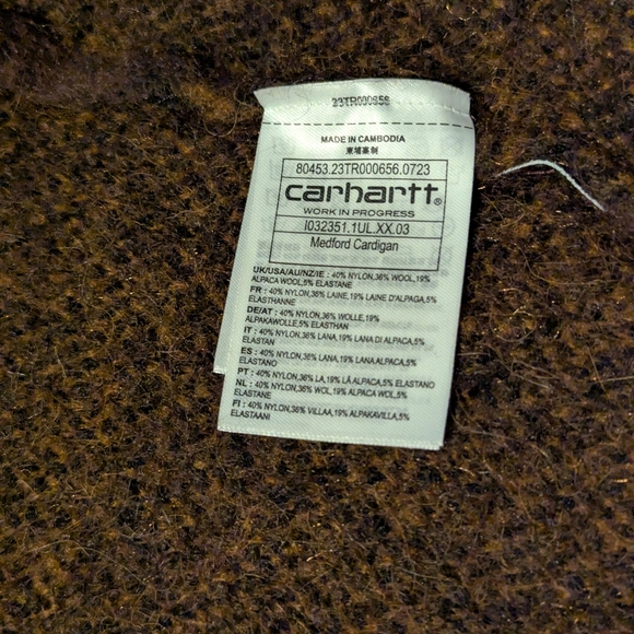 Carhartt WIP Paisley Cardigan - Picture 8 of 8